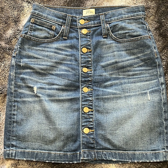 J.Crew denim skirt - Picture 1 of 2
